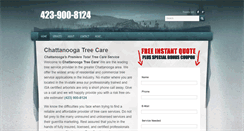Desktop Screenshot of chattanoogatreeservice.org
